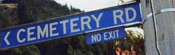 CEMETERY RD NO EXIT